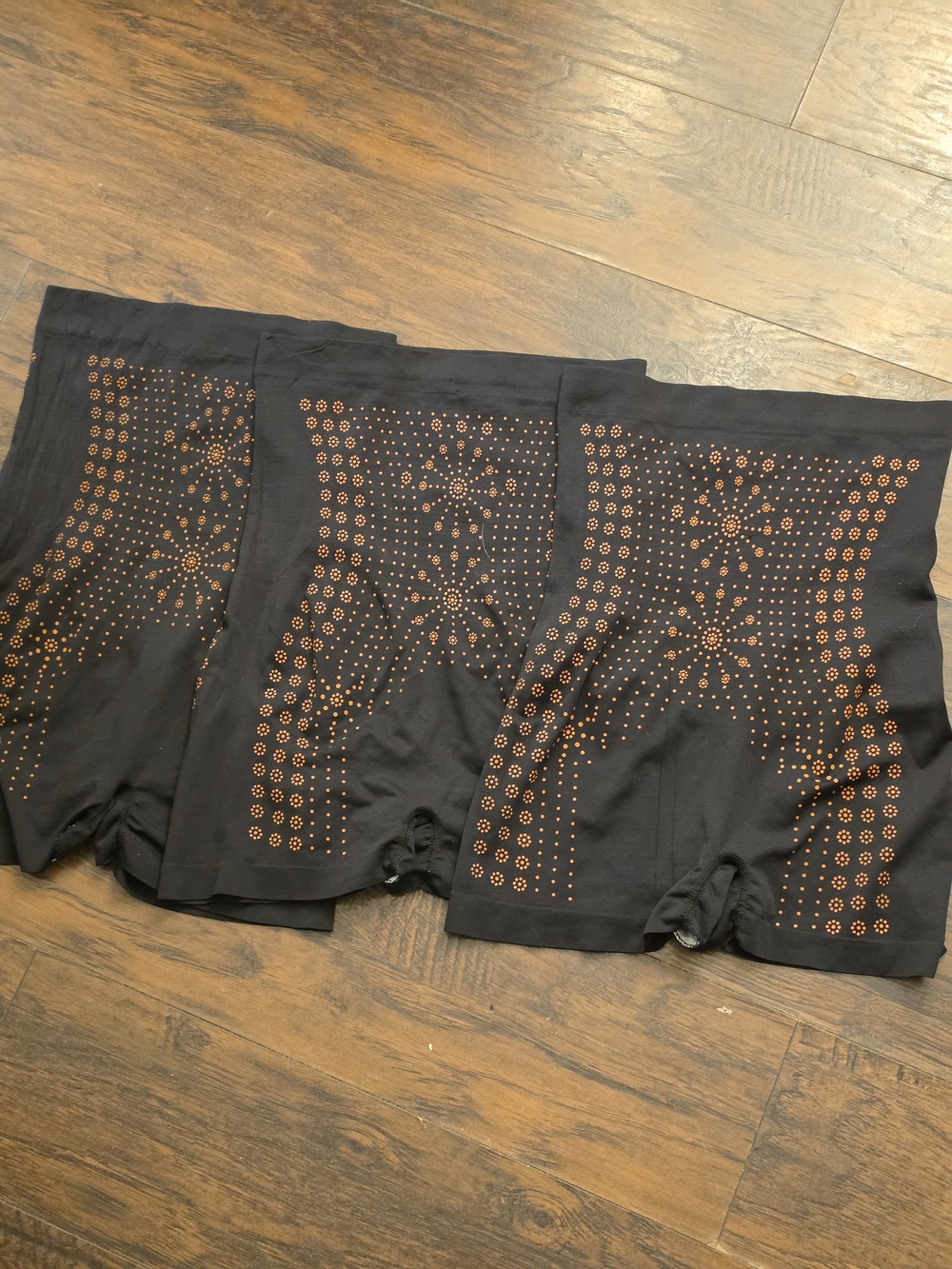 Three Black High-Waist Shapewear Shorts For Under Clothing Size X2. - Picture 5 of 6